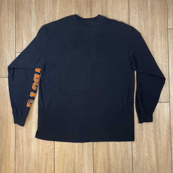 Oklahoma State Cowboys Long Sleeve Shirt Fanatics XL OSU Graphic Tee Black - Picture 2 of 5